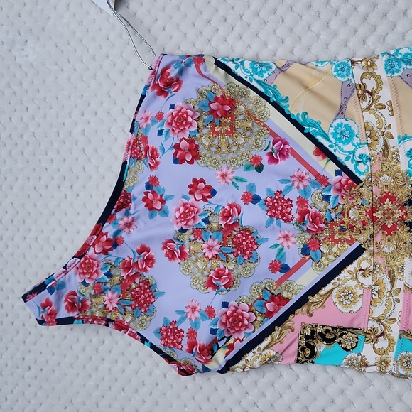 **HP** Nwt Johnny Was Raina One Shoulder Swimsuit - Picture 7 of 14